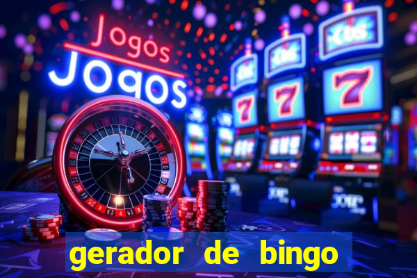 gerador de bingo cha de bebe